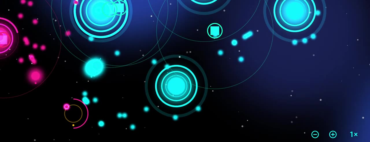 A Galaxican board mid-game